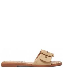 Klapki DeeZee beżowe damskie