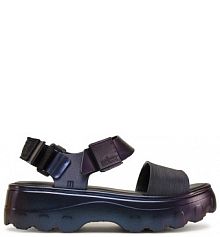 Sandały na obcasie Melissa granatowe