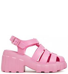 Sandały na obcasie Melissa różowe