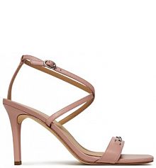 Sandały na obcasie MICHAEL Michael Kors różowe