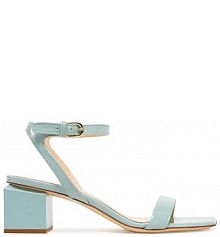 Sandały na obcasie AGL zielone