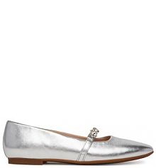 Baleriny Gabor srebrne