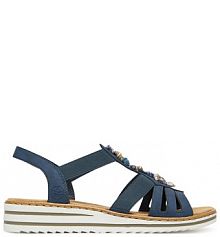 Sandały Rieker granatowe damskie