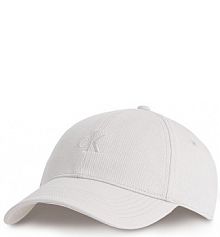 Czapka z daszkiem Calvin Klein biała damska