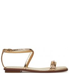 Sandały MICHAEL Michael Kors złote damskie