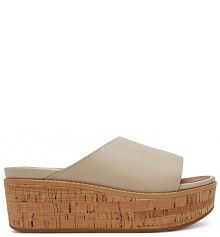 Klapki FitFlop beżowe damskie