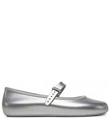 Baleriny Melissa srebrne