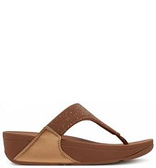 Japonki FitFlop brązowe damskie