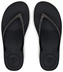 Japonki FitFlop czarne damskie