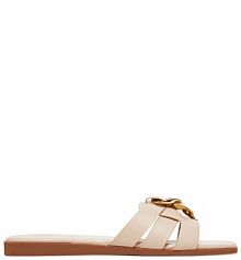 Klapki DeeZee beżowe damskie