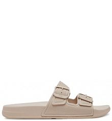 Klapki FitFlop beżowe damskie