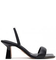 Sandały na obcasie DKNY czarne