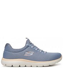 Sneakersy Skechers niebieskie damskie