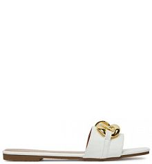 Klapki DeeZee białe damskie