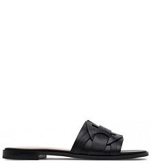 Klapki Coccinelle czarne damskie