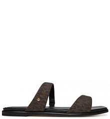 Klapki MICHAEL Michael Kors brązowe damskie