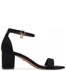 Sandały na obcasie Nine West czarne