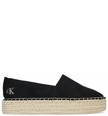 Espadryle Calvin Klein Jeans czarne damskie