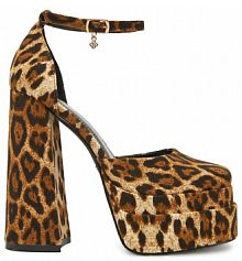 Półbuty na obcasie DeeZee kolorowe