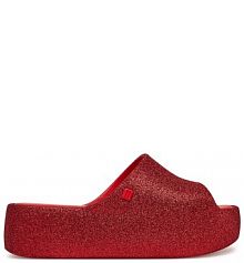 Klapki Melissa czerwone damskie