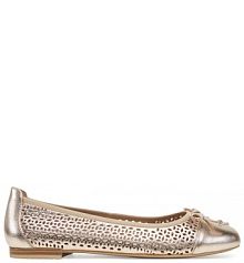 Baleriny Caprice złote