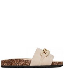 Klapki DeeZee beżowe damskie