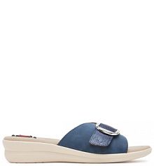 Klapki Go Soft granatowe damskie