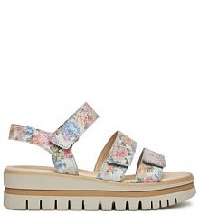 Sandały na obcasie Gabor białe