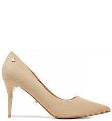 Szpilki DeeZee beżowe