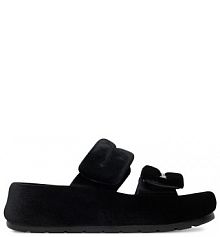 Klapki Juicy Couture czarne damskie