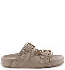 Klapki Kennel & Schmenger beżowe damskie