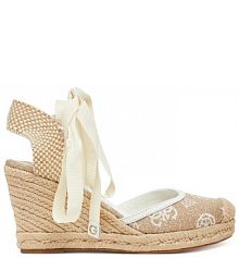 Espadryle Guess beżowe damskie
