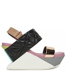 Sandały na obcasie United Nude kolorowe