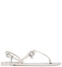 Sandały KARL LAGERFELD białe damskie
