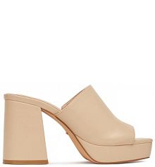 Klapki DeeZee beżowe damskie