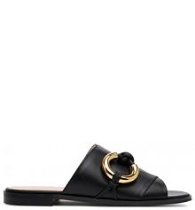 Klapki Coccinelle czarne damskie