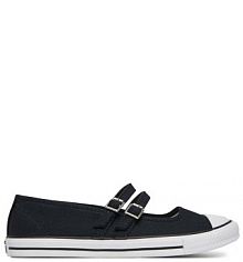 Baleriny Converse czarne