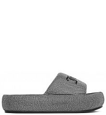 Klapki Juicy Couture czarne damskie