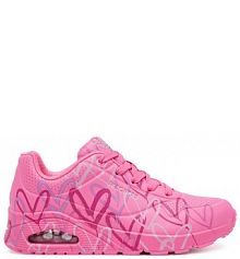 Sneakersy Skechers różowe damskie