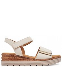 Sandały na obcasie Gabor beżowe