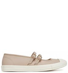 Baleriny Converse beżowe