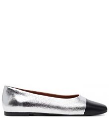 Baleriny Vagabond Shoemakers srebrne