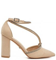 Czółenka DeeZee beżowe