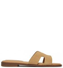 Klapki DeeZee beżowe damskie