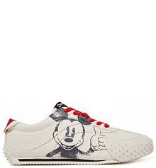 Sneakersy Desigual białe damskie