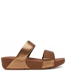 Klapki FitFlop brązowe damskie