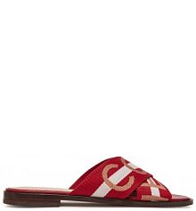 Klapki Coccinelle czerwone damskie