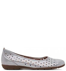 Baleriny Gabor srebrne