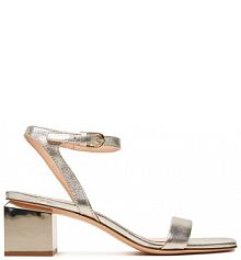 Sandały na obcasie AGL złote