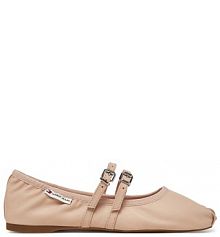 Baleriny Tommy Jeans różowe